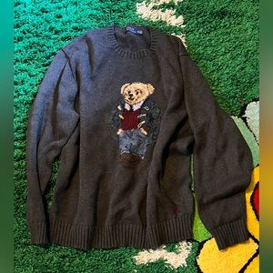Rare classic Ralph collectors piece teddy sweater 🔥🔥🔥🧸🧸🧸